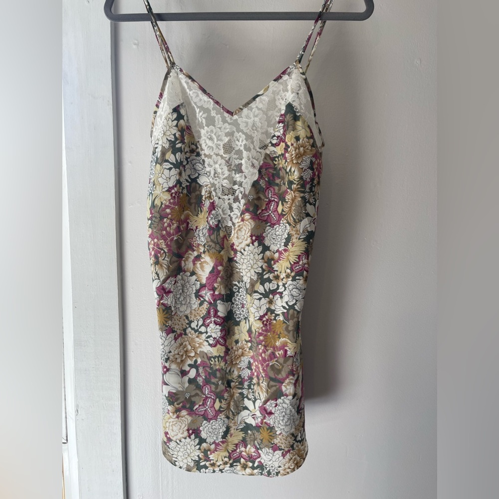 Vintage floral Victoria Secret slip dress